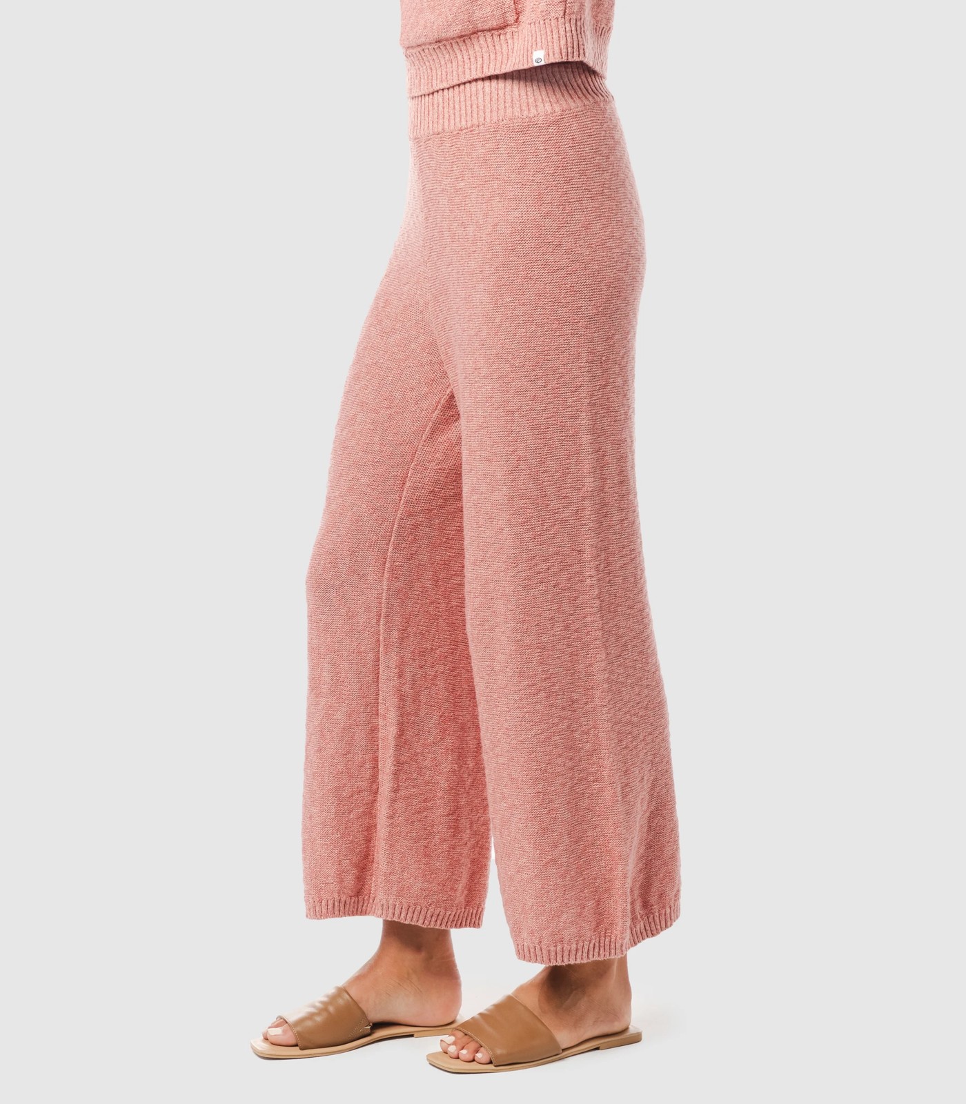 Piping Hot Wide Leg Knit Pants