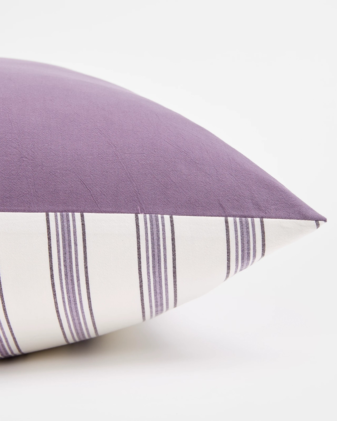 Arlo Cotton Stonewash European Pillowcase - Purple 2 of 5