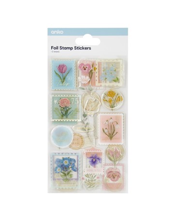 Anko Foil Stamp Stickers