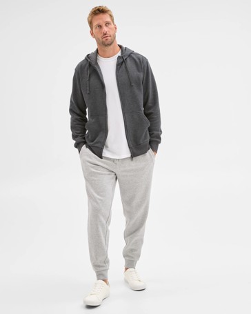 Australian Cotton Blend Zip Thru Hoodie