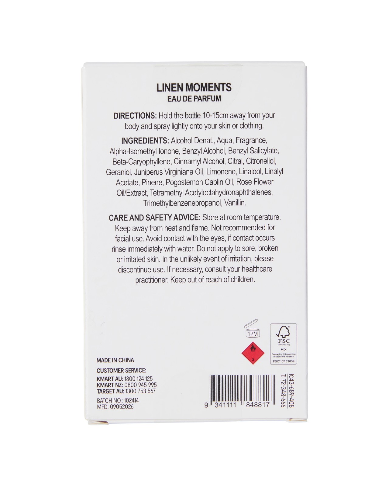 OXX Beauty Linen Moments Eau De Parfum 50ml 6 of 6