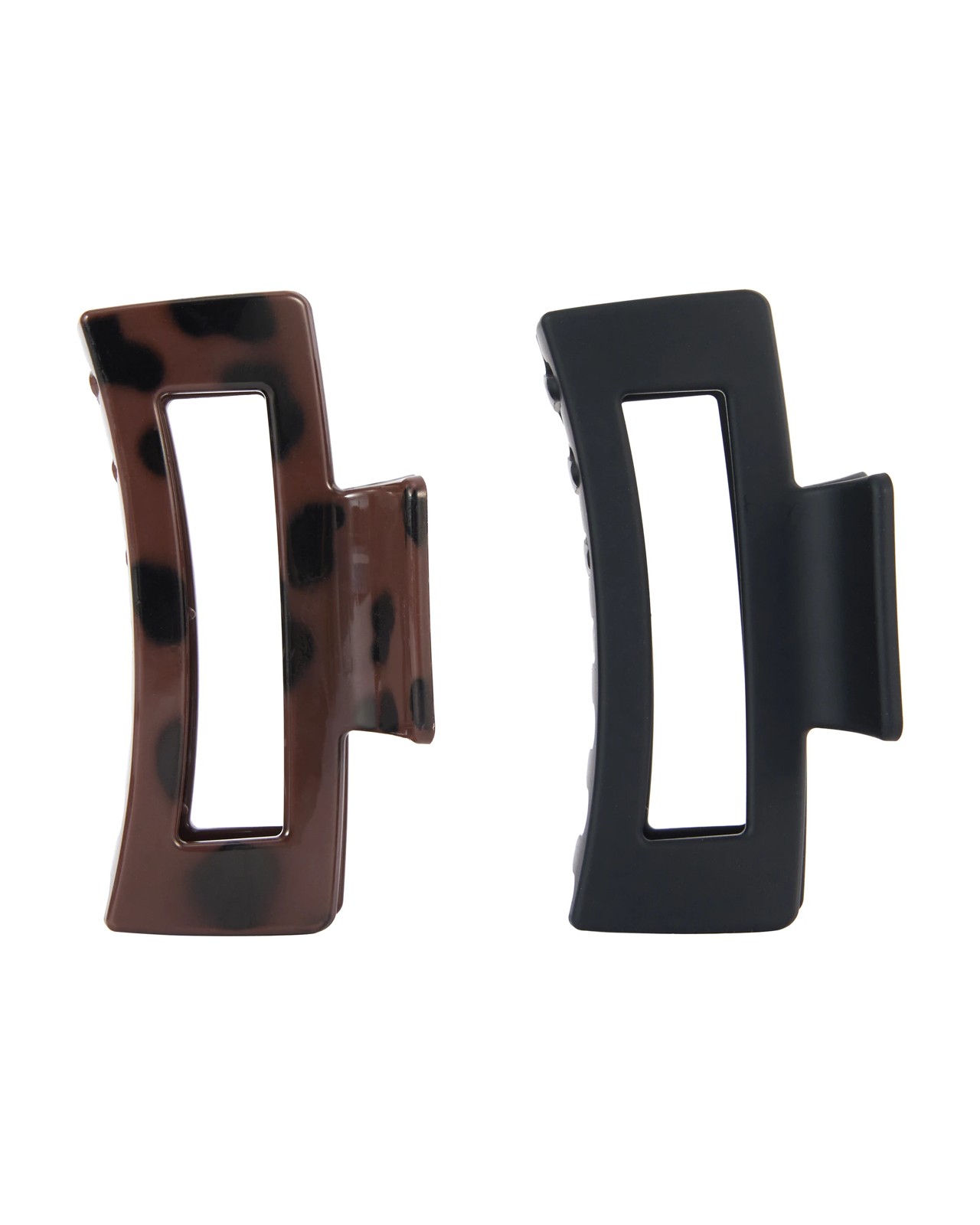 OXX Haircare 2 Piece Flexi Rectangle Claw Hair Clips 2 of 3