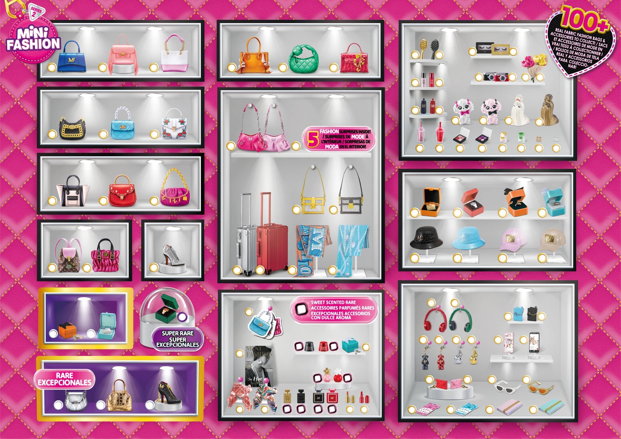 5 Surprise Mini Fashion Series 2 Collectible Capsule Toy By Zuru : Target