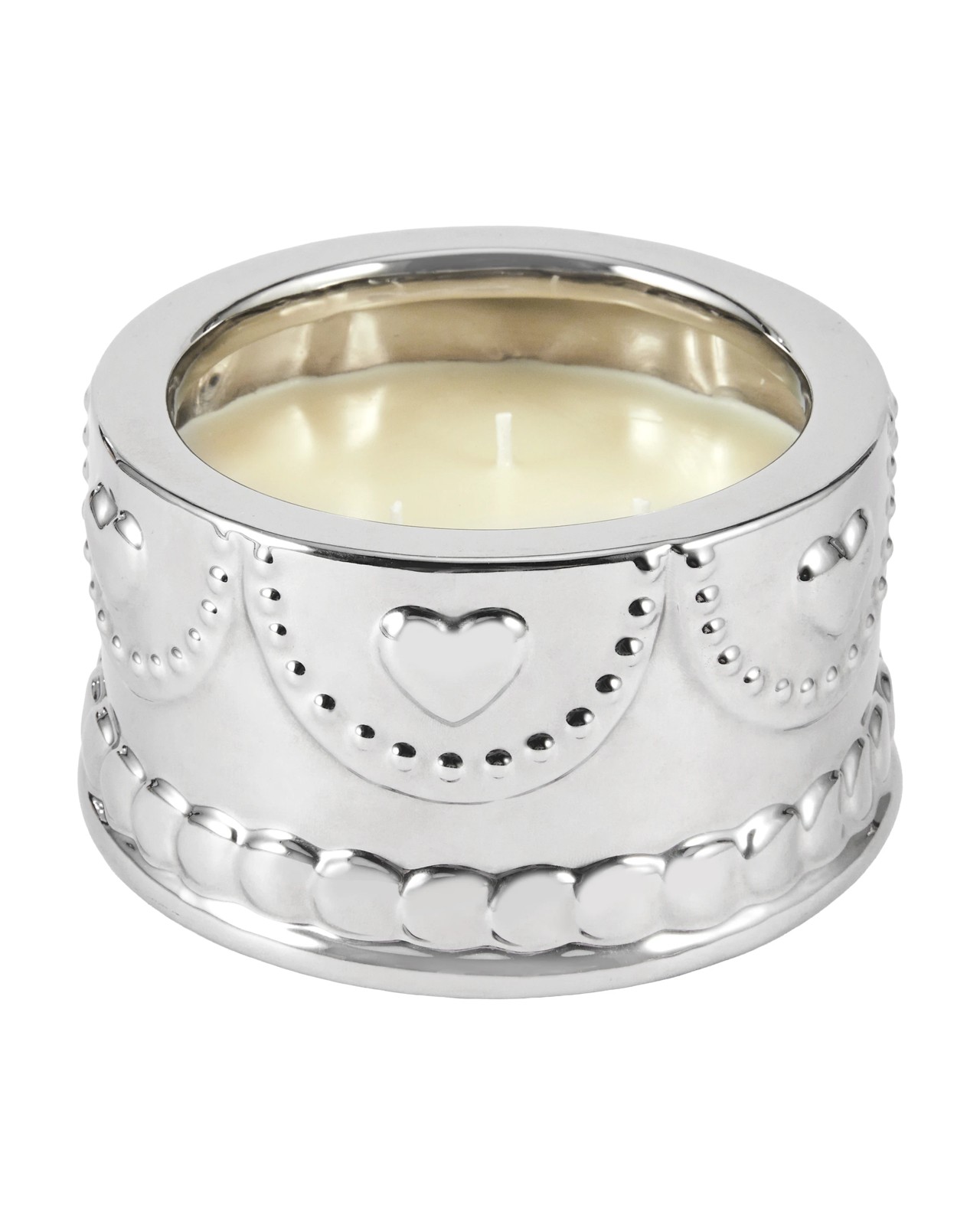 Anko Chrome Cake Ceramic Candle 2 of 5