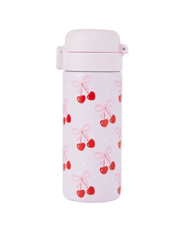 Anko 400ml Double Wall Insulated Cylinder Bottle - Cherry
