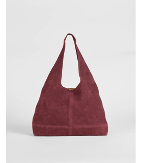 Premium Suede Leather Slouch Shoulder Bag