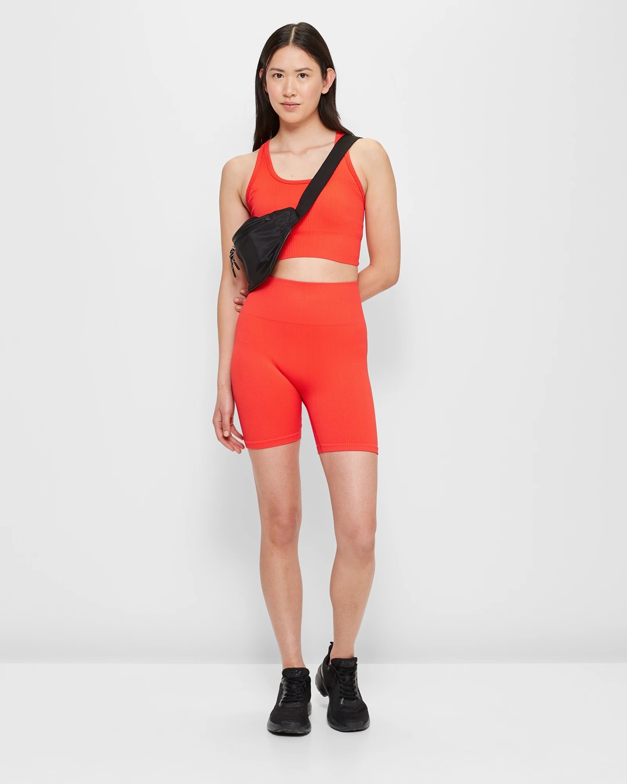 Active Seamfree Ribbed Longline Crop Top 2 of 5
