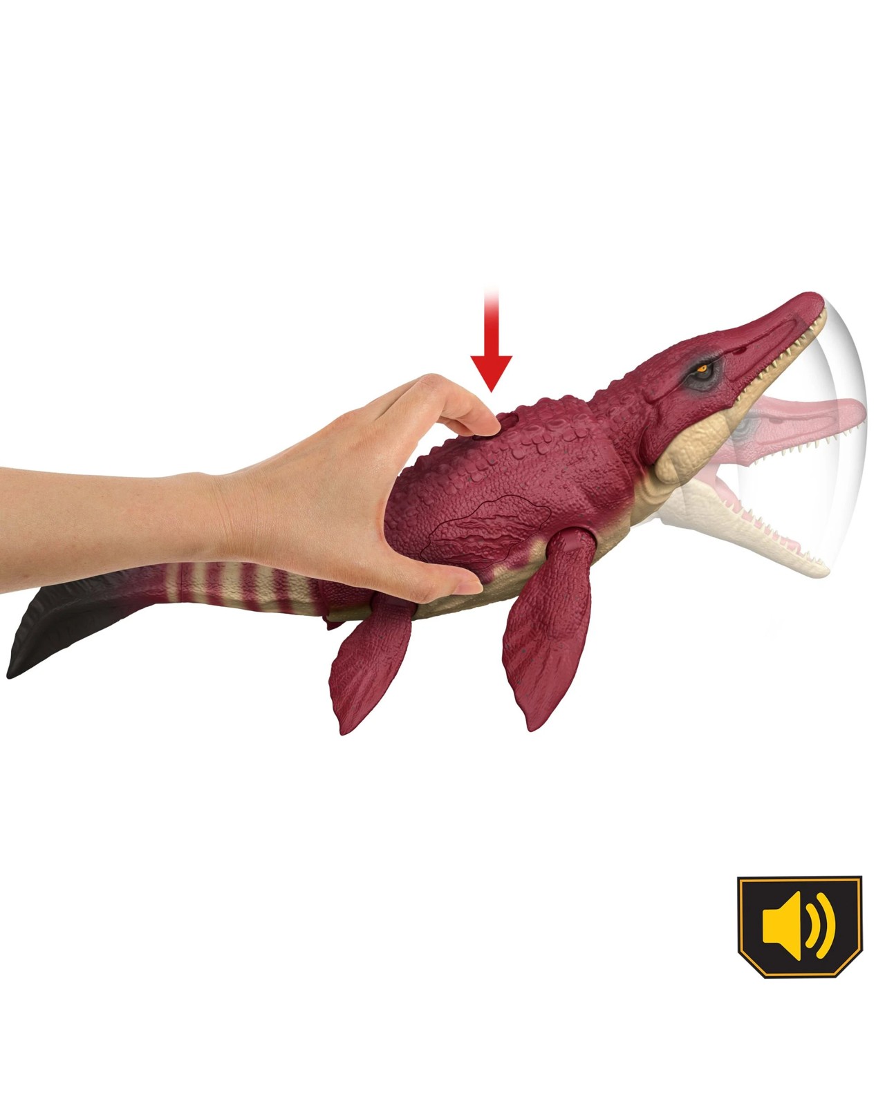 Jurassic World Ultimate Damage Tylosaurus Dinosaur Figure 5 of 5