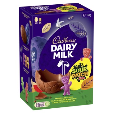 Cadbury Dairy Milk Sour Patch Kids Gift Box 160g