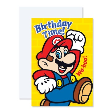Connections from Hallmark Birthday Card - Super Mario Birthday