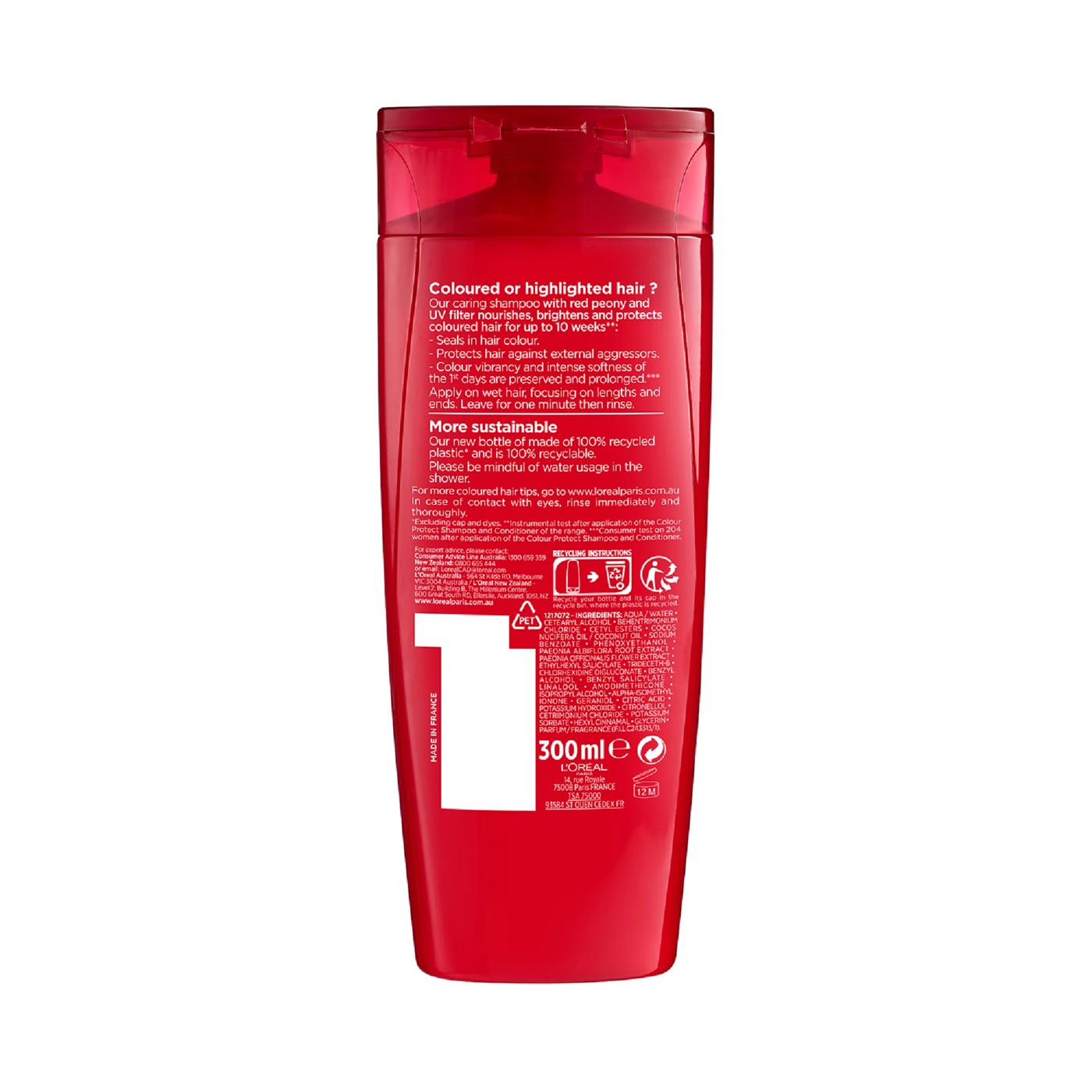 L’Oréal Paris Elvive Colour Protect Shampoo 300mL 2 of 5