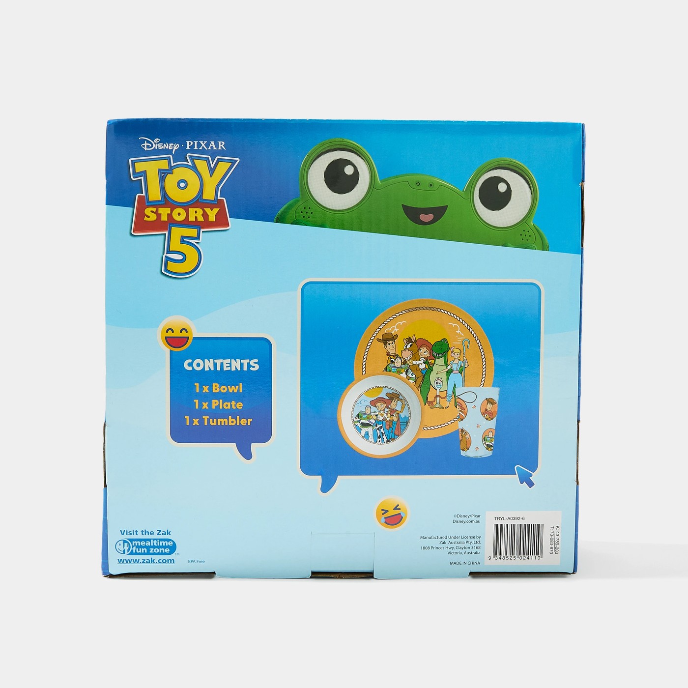 Disney Pixar Toy Story 3 Piece Mealtime Set 4 of 4