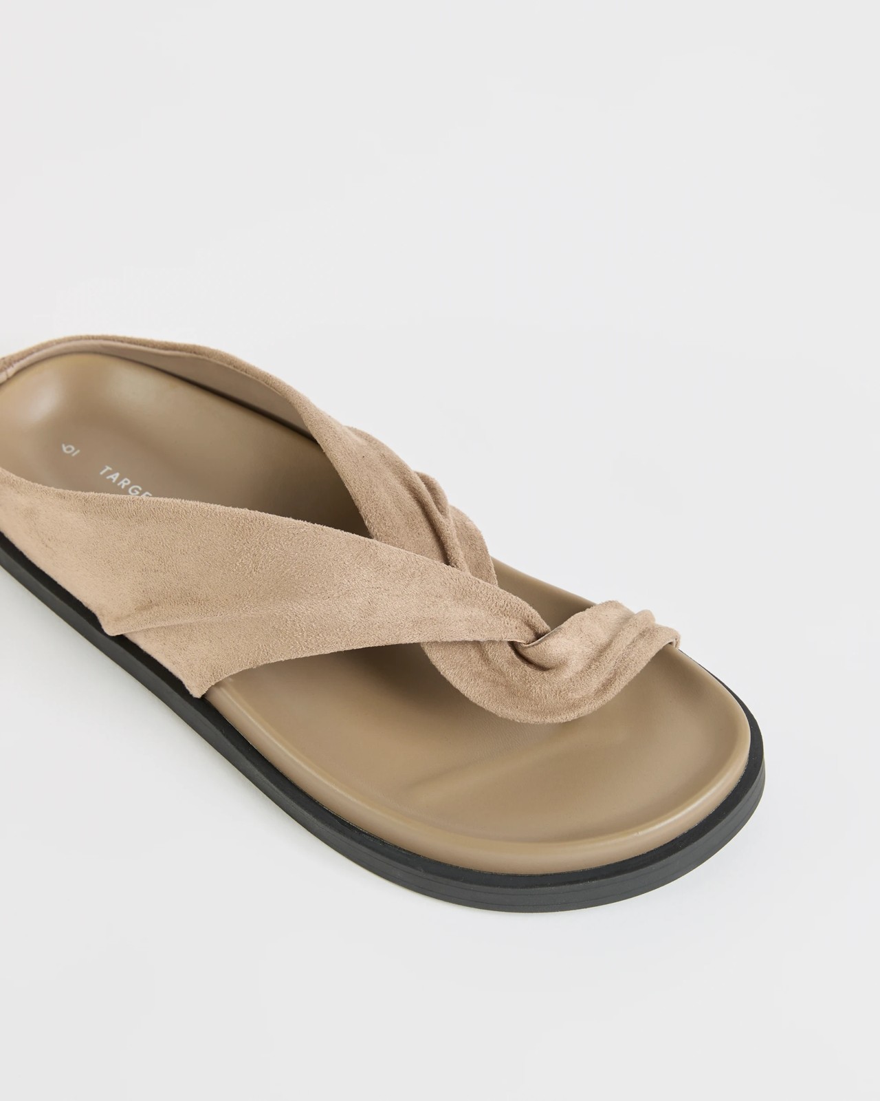 Toe Post Wrap Moulded Footbed Sandals - Tina - Taupe 3 of 3