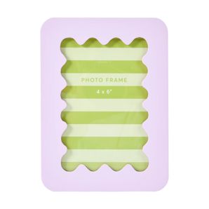 Cut Out Photo Frame 4in. x 6in., Lilac - Anko