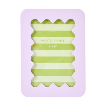 Cut Out Photo Frame 4in. x 6in., Lilac - Anko