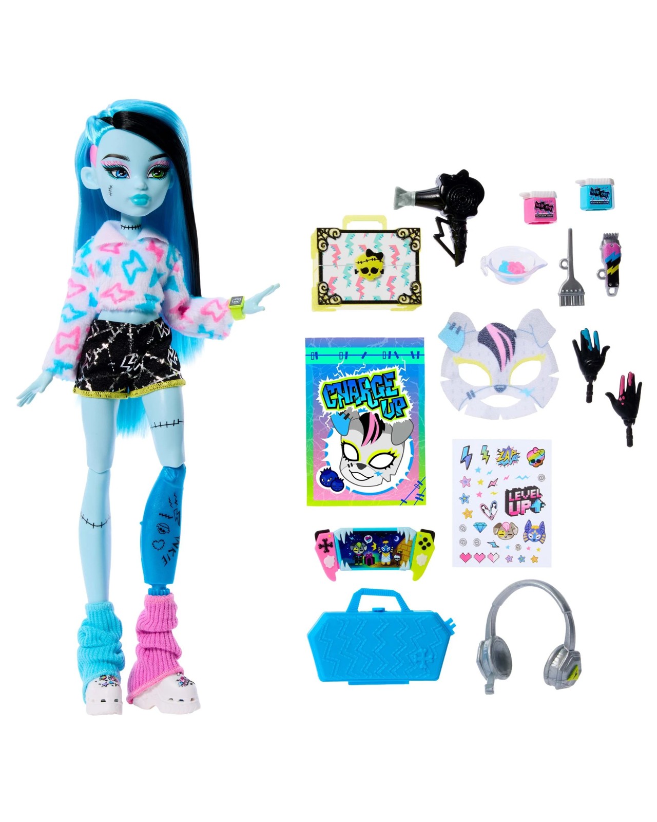 Monster High Self-Scare Secrets Frankie Stein Fashion Doll with 13 Realistic Accessories 3 of 6