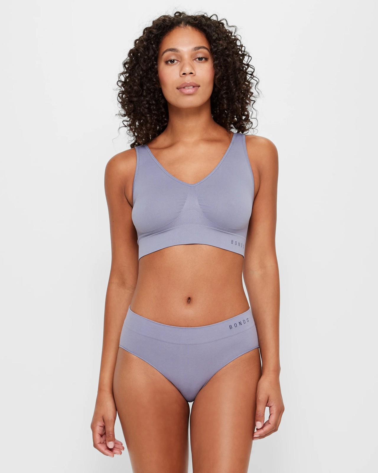 Bonds Seamless Midi Briefs - Aromatic Grey