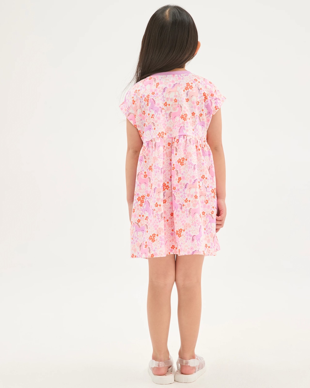 Australian Cotton Knit Dress - Multi Unicorn 5 of 5