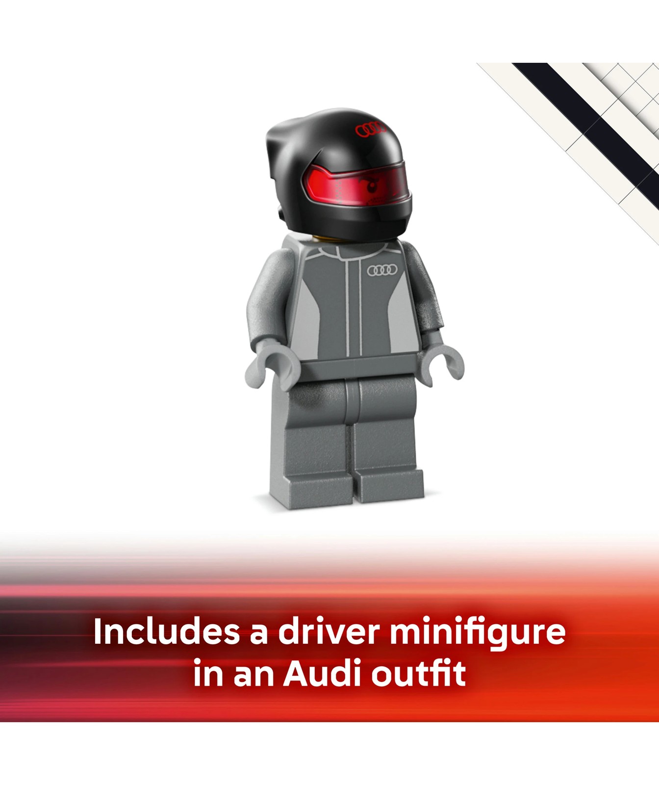 LEGO® Speed Champions Audi Revolut F1® Team R26 Race Car 77259 5 of 5