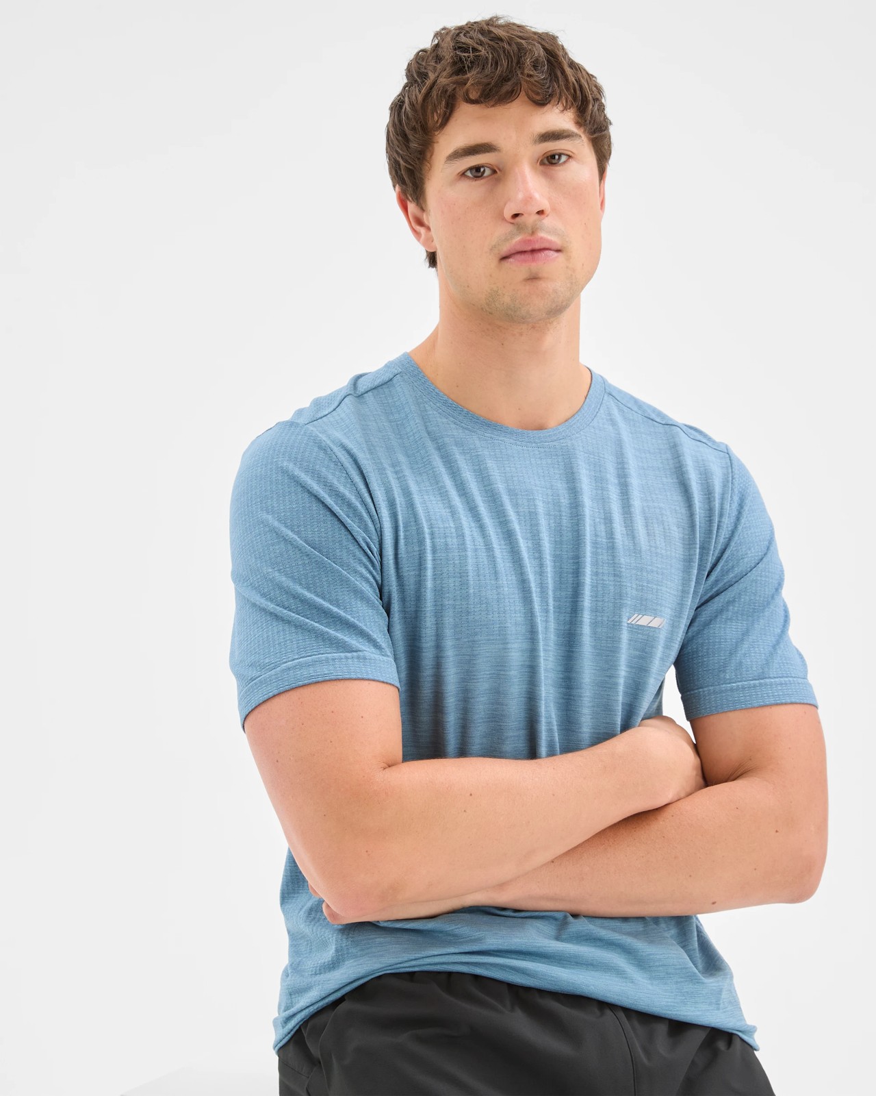 Active Training Seamless T-Shirt - Aegean Blue 4 of 6