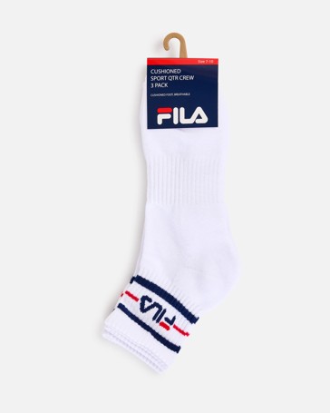 Fila Quarter Crew 3 Pack Socks
