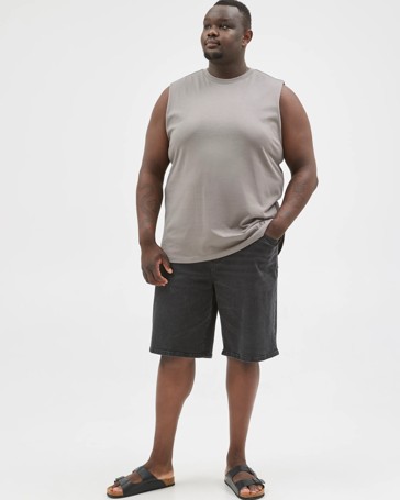 Plus Size Australian Cotton Plain Tank Top