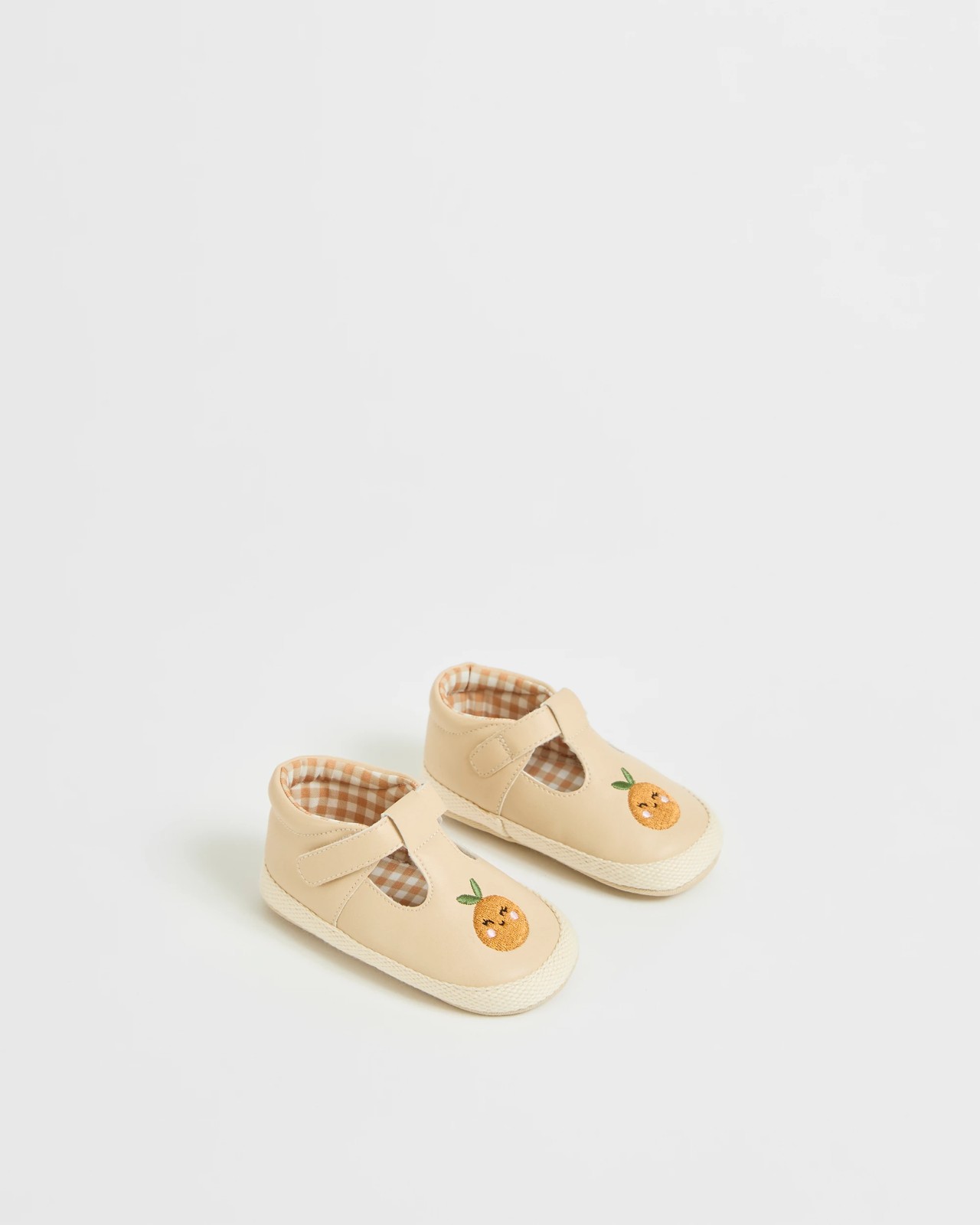 Pre-Walker Applique Peach Pumps 2 of 3