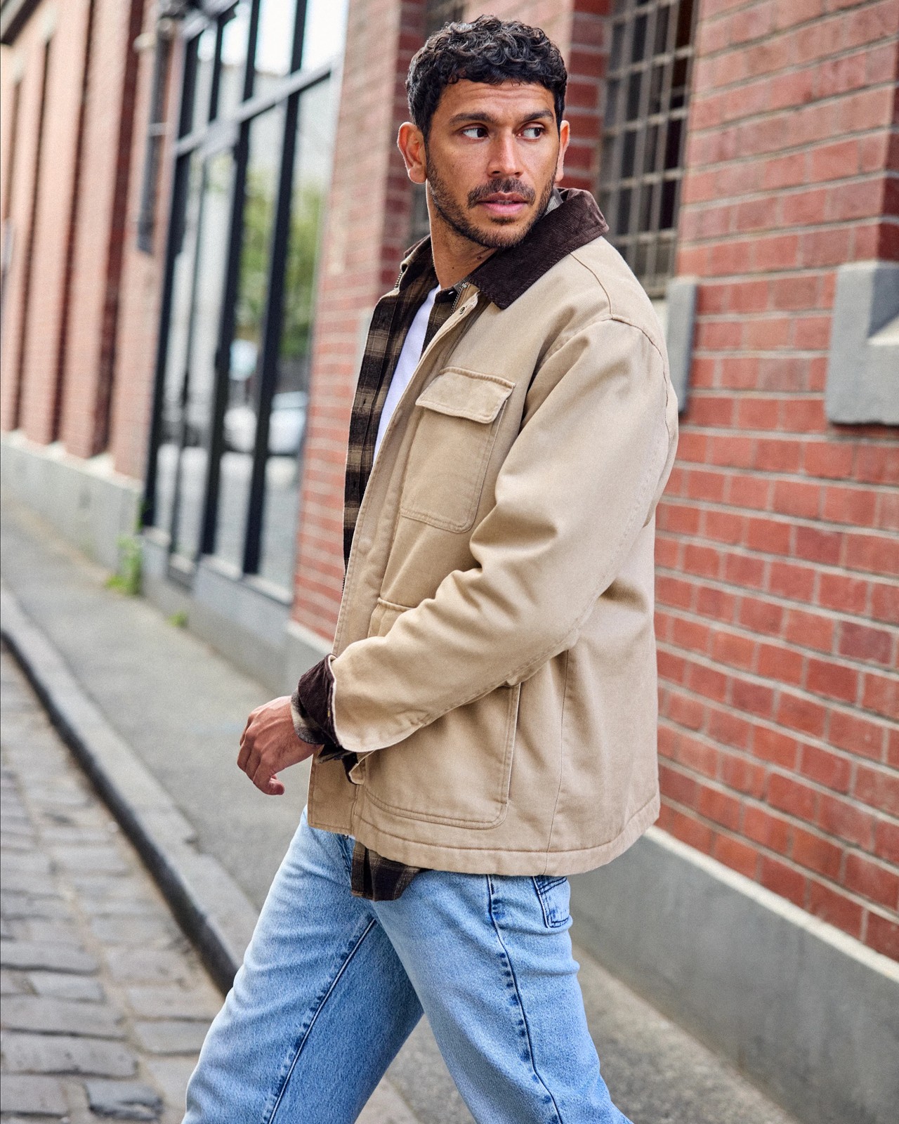 Genuine Leather and Suede Chunky Chelsea Boots - Jason - Taupe 5 of 5