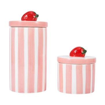 2 Pack Strawberry Canisters - Anko