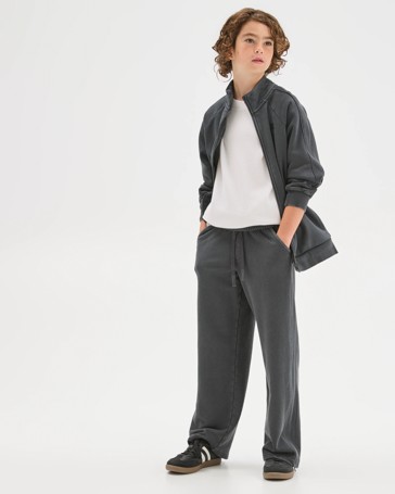 Australian Cotton Blend French Terry Zip Through Jumper