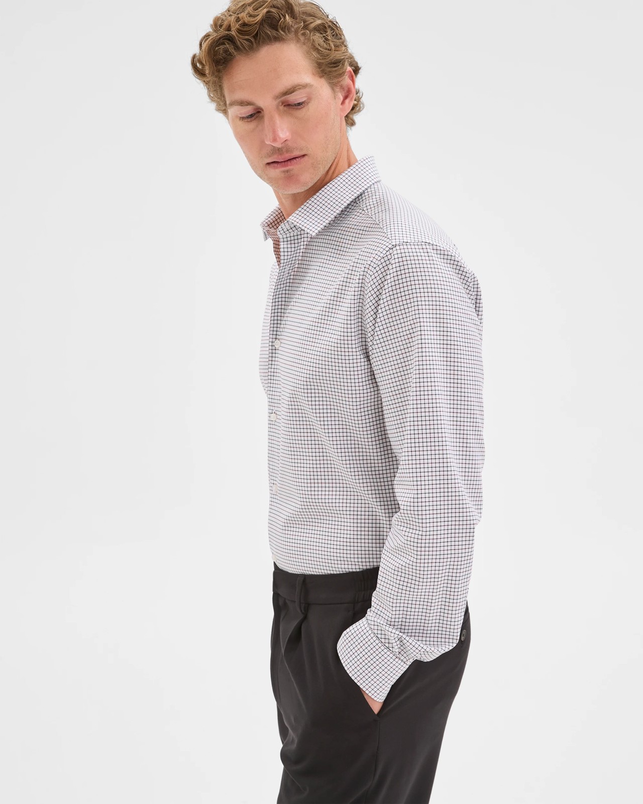 Preview Australian Cotton Check Business Shirt 3 of 6