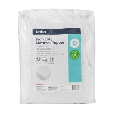 High Loft Mattress Topper, Double Bed - Anko