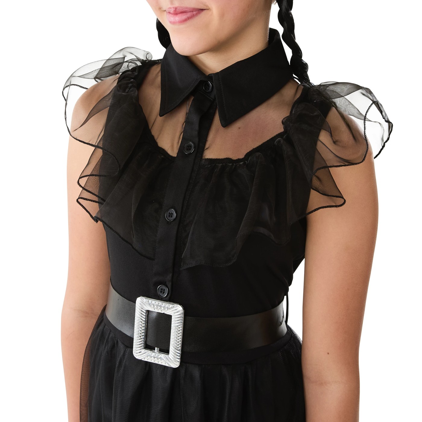 2 Piece Horror Girl with Wig Costume - Ages 12+ 4 of 6