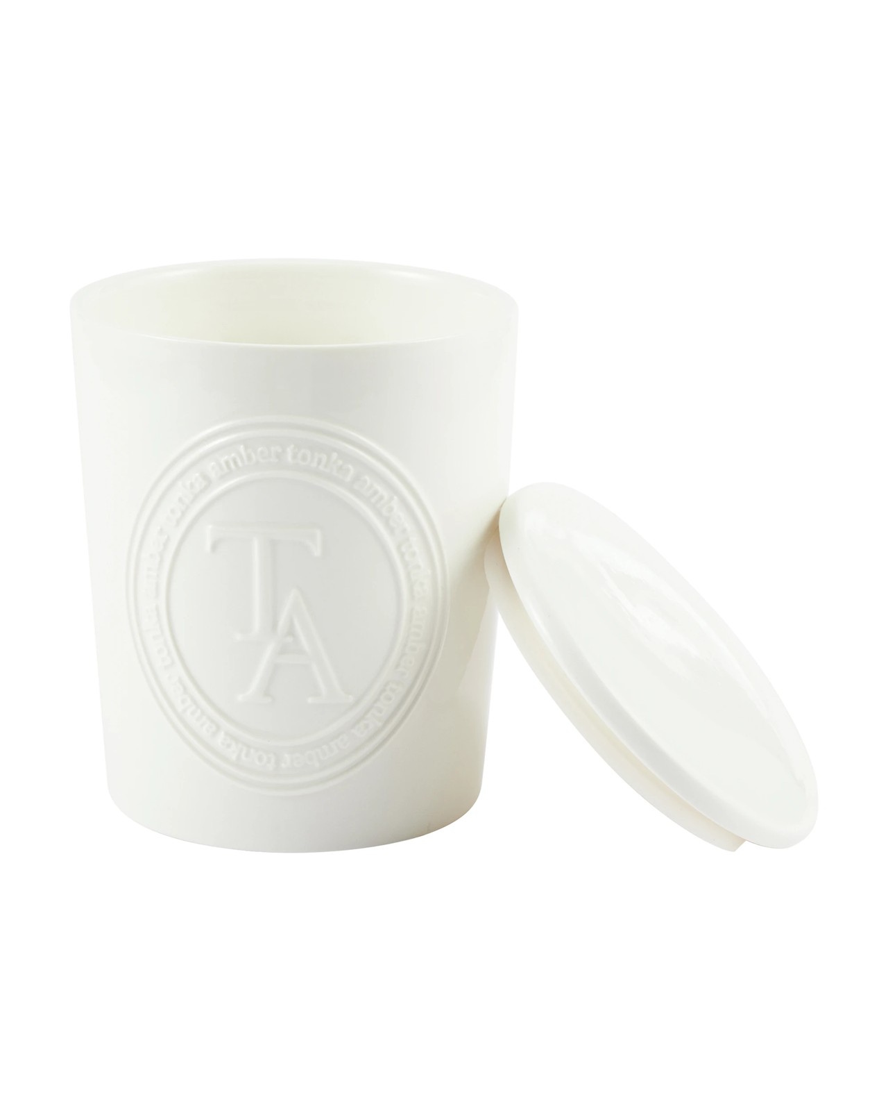 Anko XL Amber Tonka Soy Wax Ceramic Candle 4 of 6