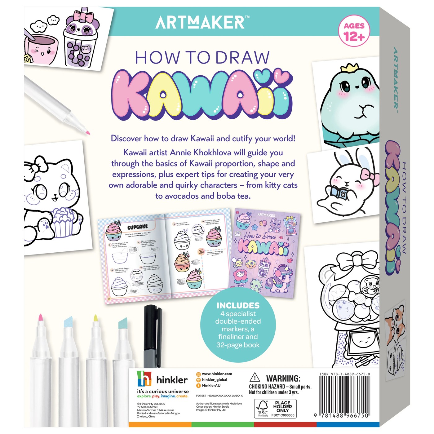 Art Maker How To Draw Kawaii Kit - Book 2 of 5