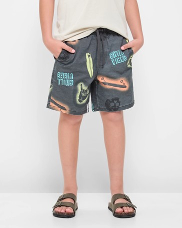 Print Volley Shorts