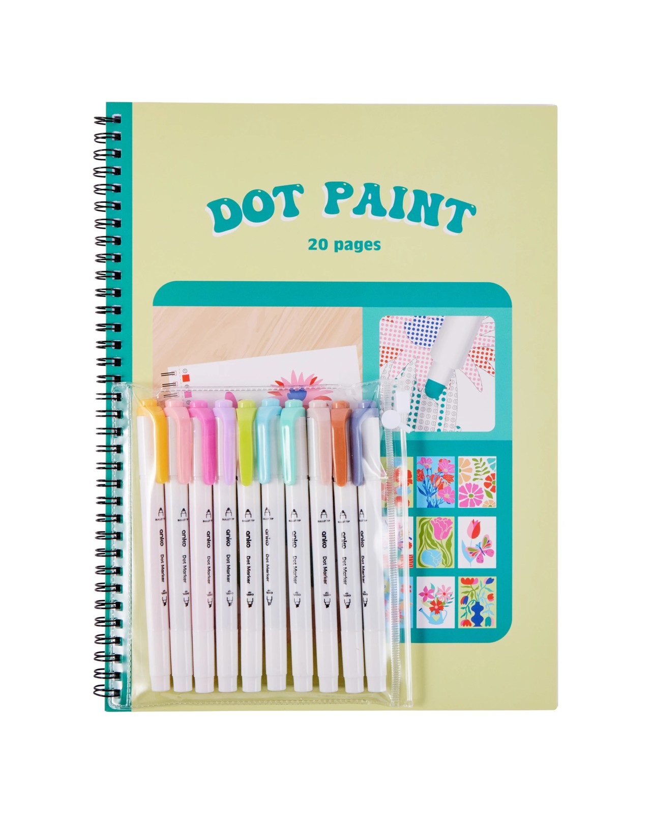 Anko Dot Colouring Set 2 of 6