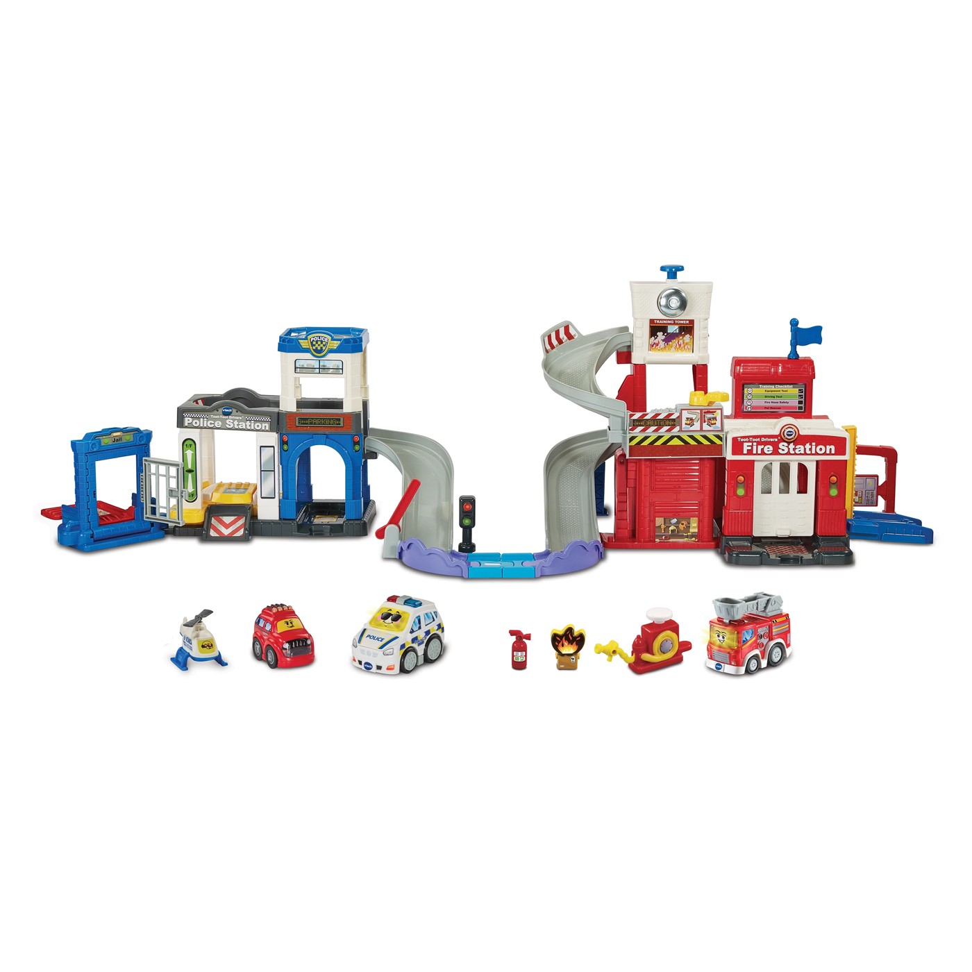 VTech Toot-Toot Drivers Police Station & Fire Station 2 of 4