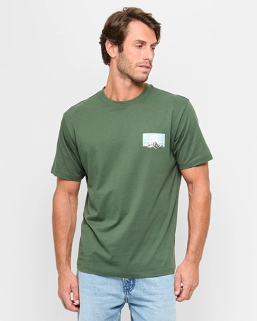 Australian Cotton Adventure Print T-Shirt