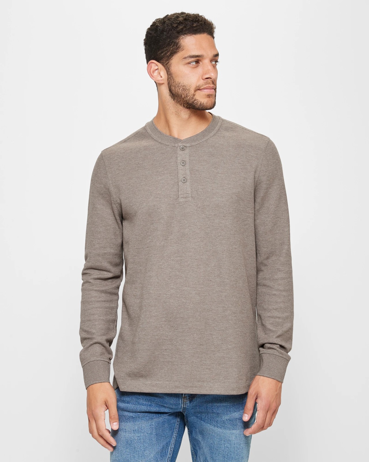 Waffle Henley Top | Target Australia
