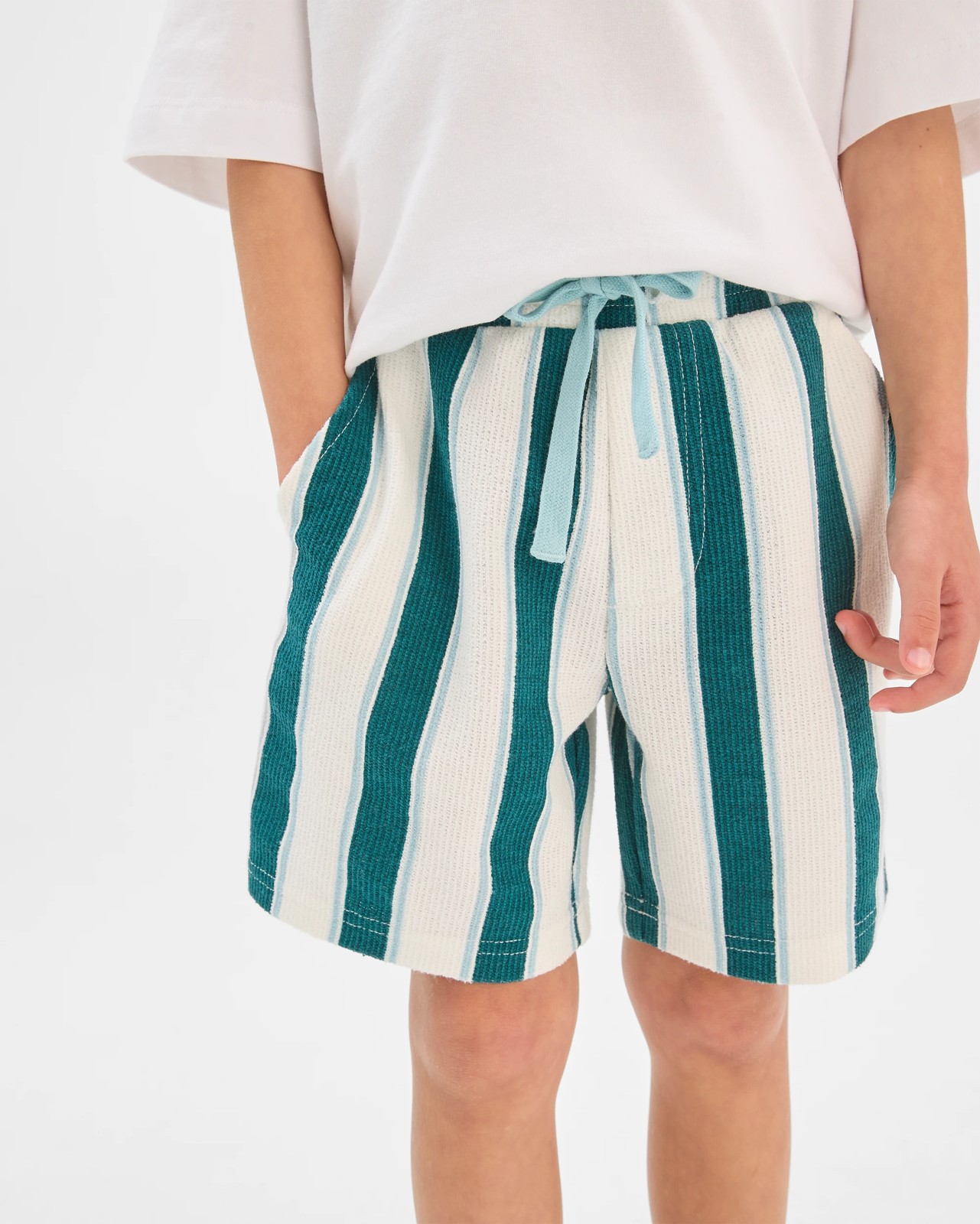 Textured Volley Shorts - Balsam Green 3 of 6