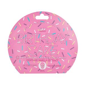 Birthday Cake Printed Sheet Mask 20ml, Vanilla Extract - OXX Skincare product image
