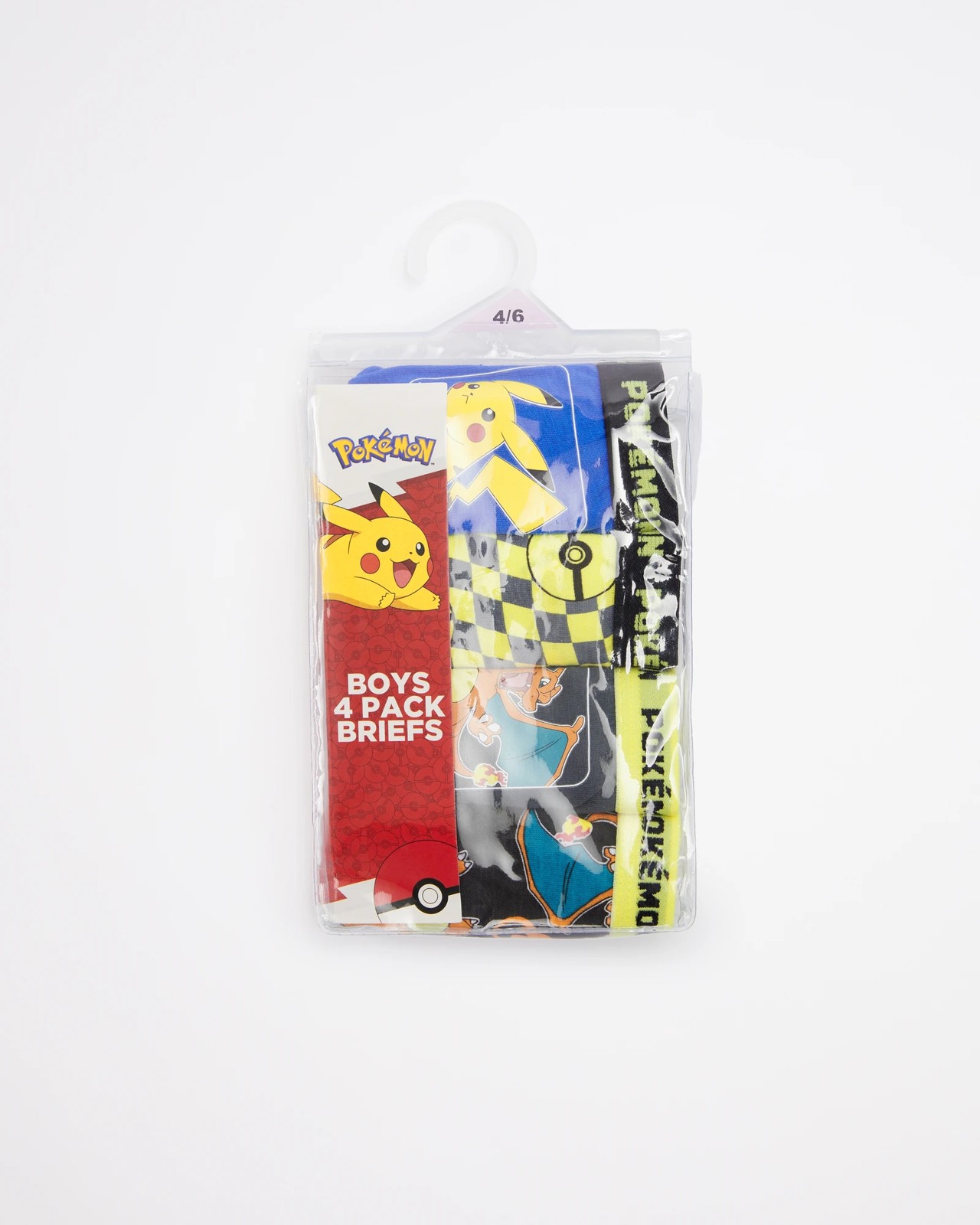 4 Pack Pokemon Briefs