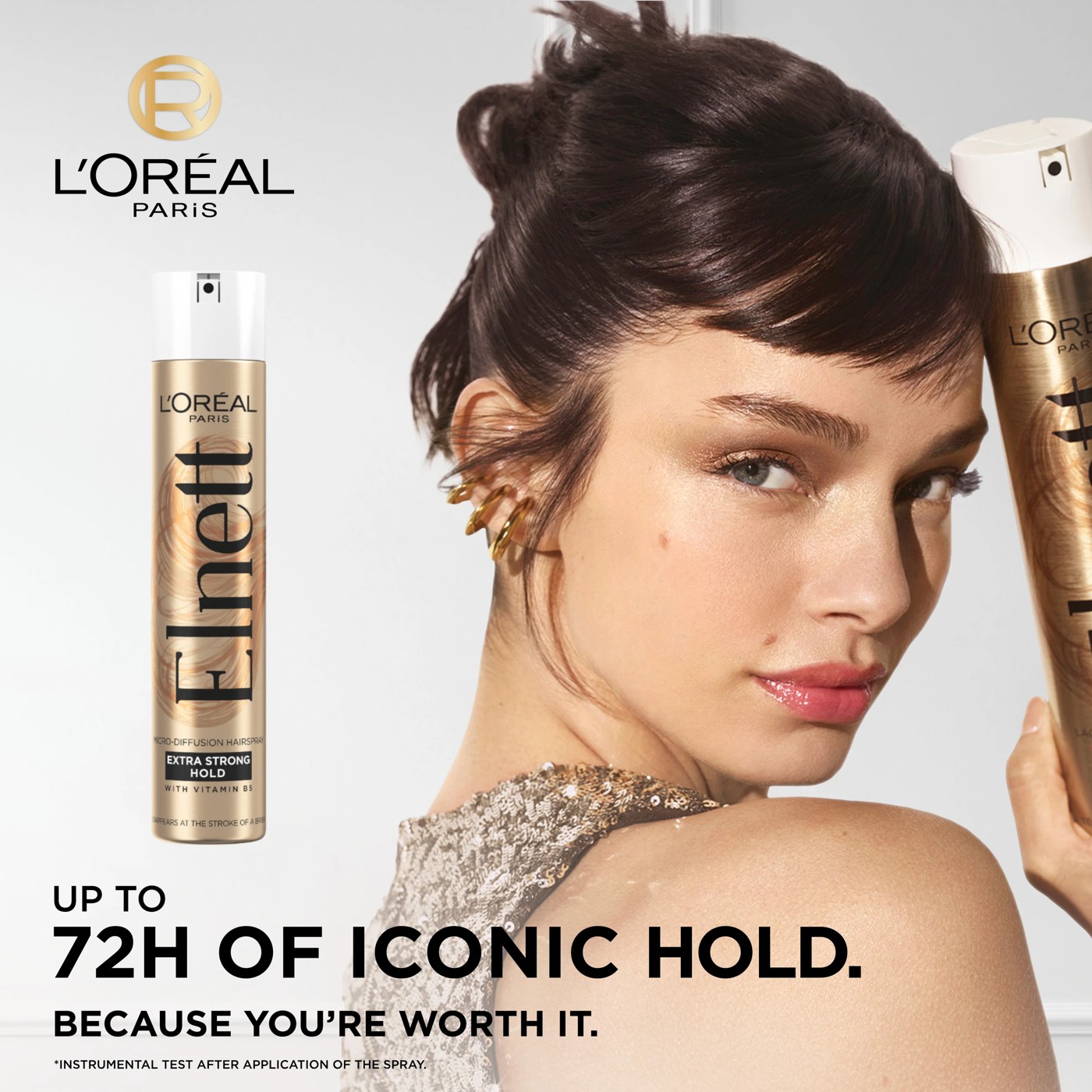 L'Oreal Paris Elnett Micro-Diffusion Hairspray 75ml - Extra Strong Hold 2 of 3