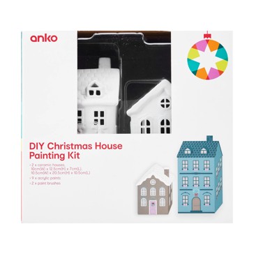 DIY Christmas House Painting Kit - Anko
