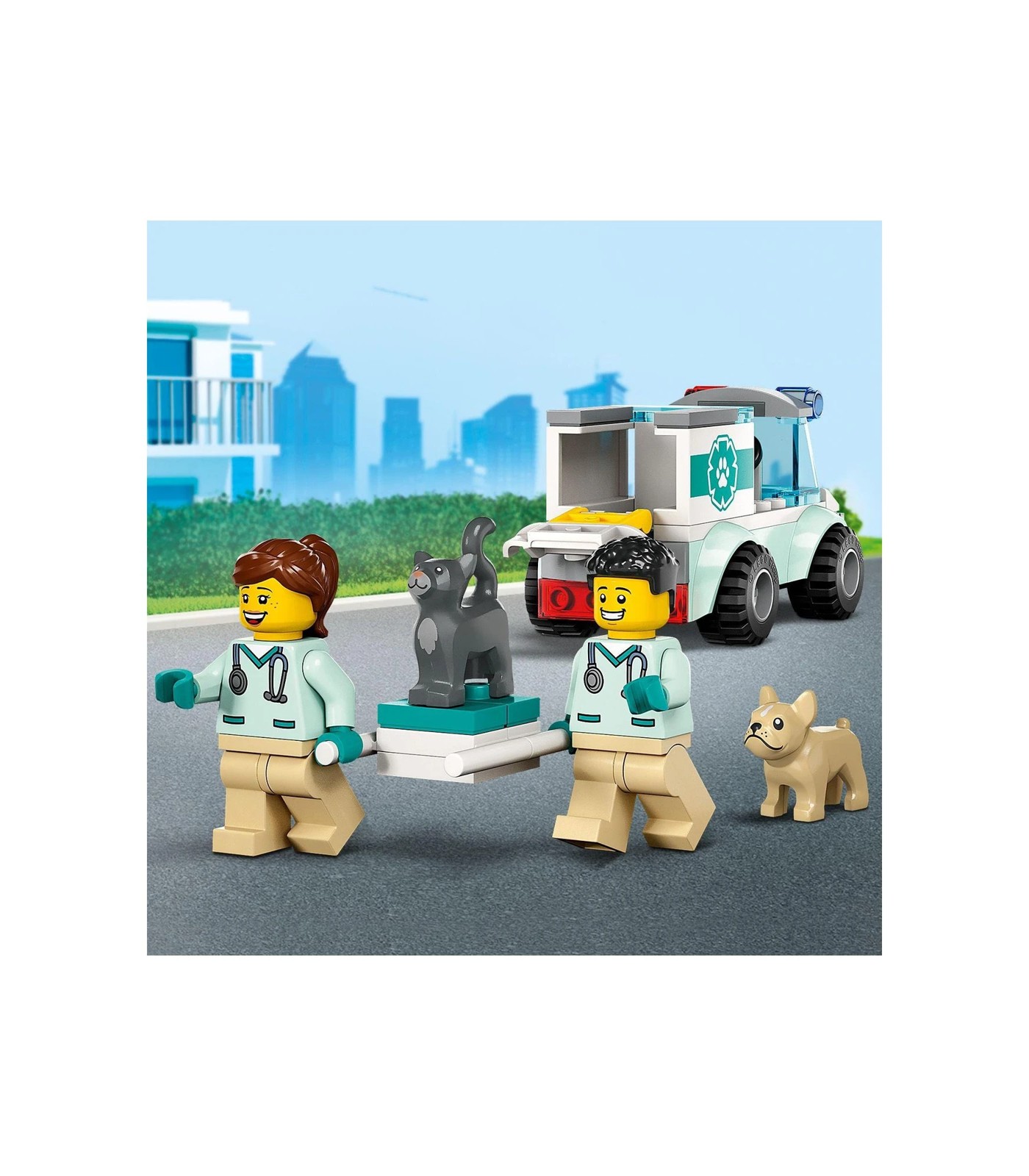  LEGO City Vet Van Rescue 60382, Toy Animal Ambulance, Learning  Toy Playset for Kids 4 Plus Years Old with 2 Veterinary Minifigures, Dog &  Cat Figures : Toys & Games