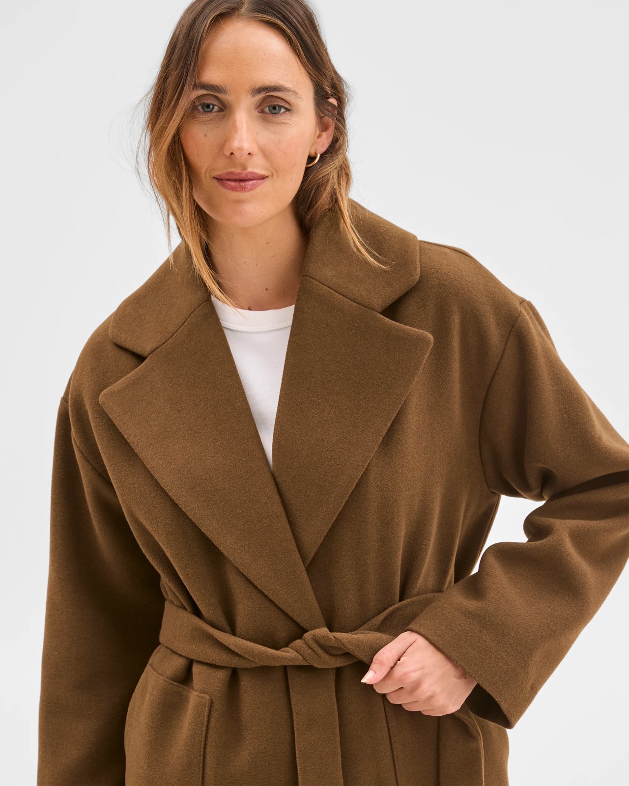 Soft Wrap Coat - Fall leaf 5 of 5