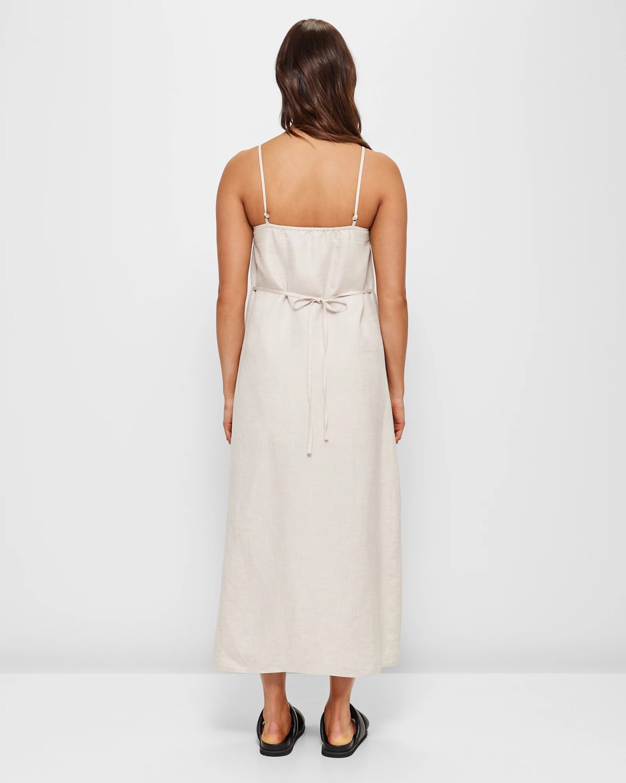 Linen Blend Split Front Midi Dress - Lily Loves | Target Australia