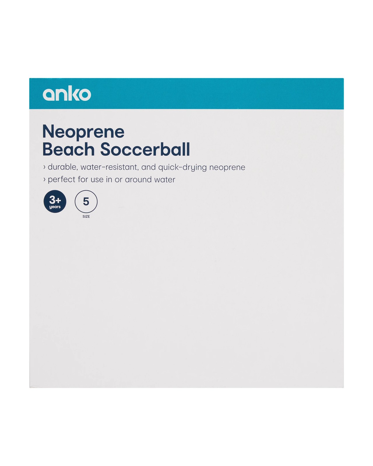 Anko Neoprene Beach Soccer Ball - Size 5 5 of 5