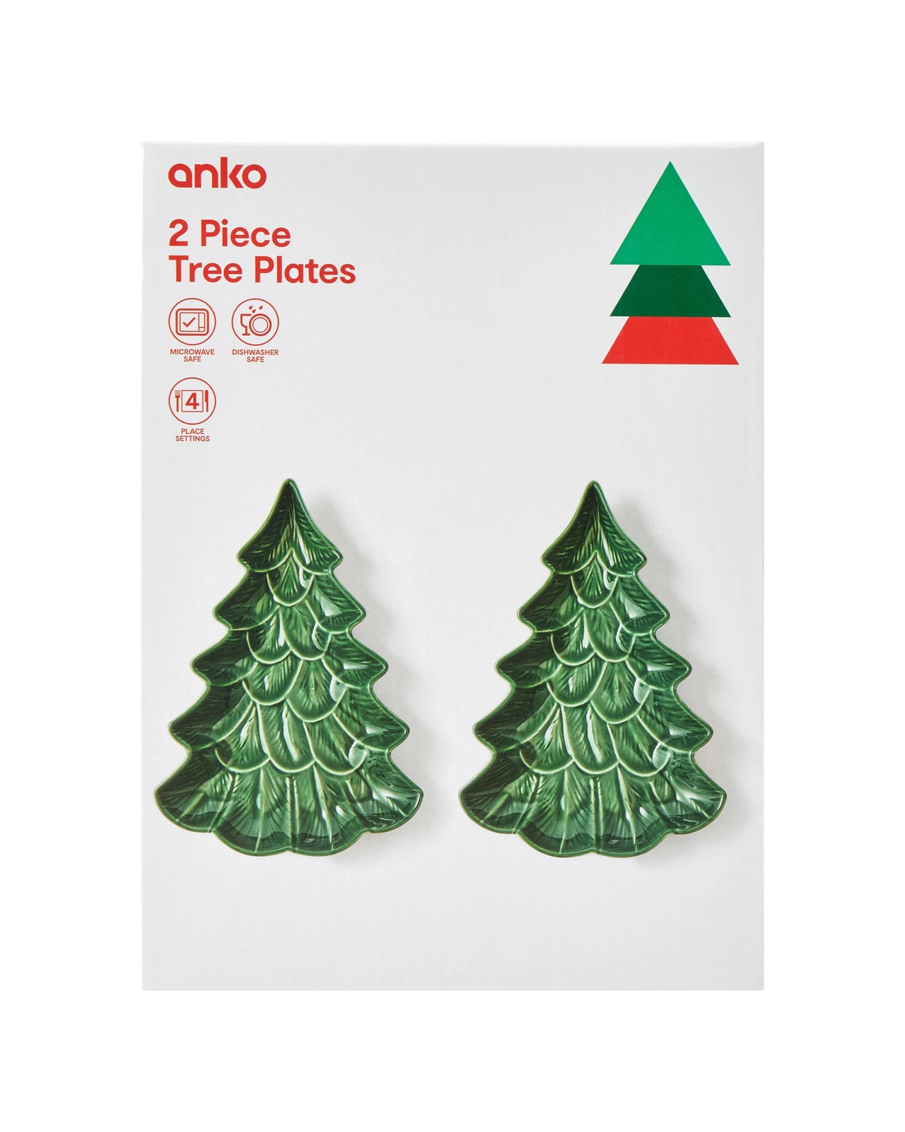 Anko 2 Piece Tree Plates 6 of 6